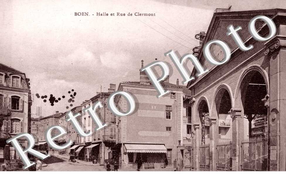 Halle et Rue de Clermont