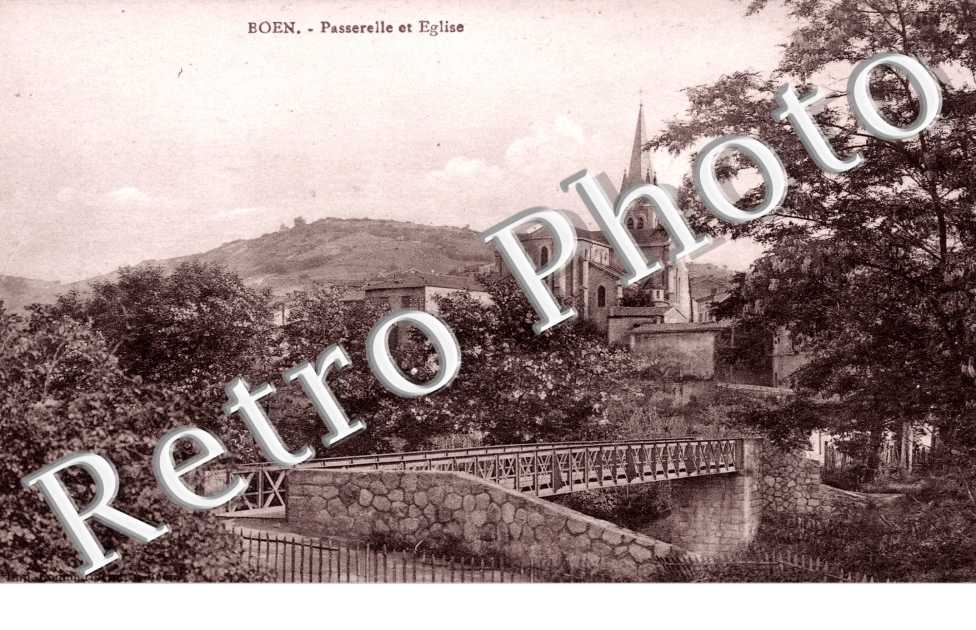 Passerelle et Eglise
