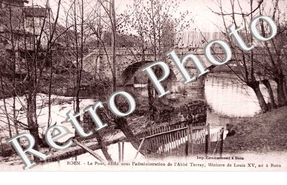 le Pont edifie sous l&#039;administration de l&#039;Abbe Terray