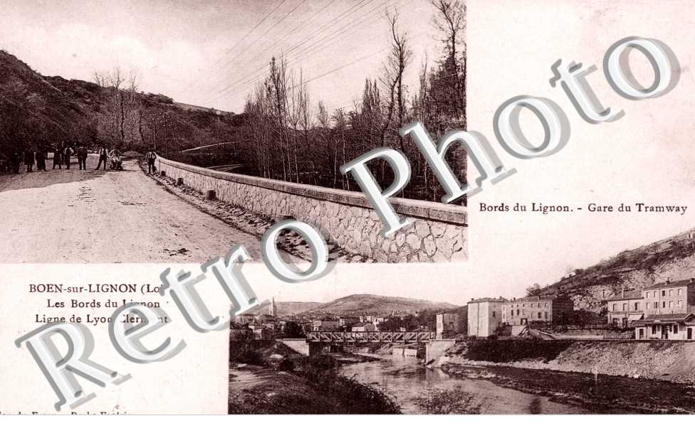 Bords du Lignon, Gare du Tramway, Ligne de Lyon-Clermont