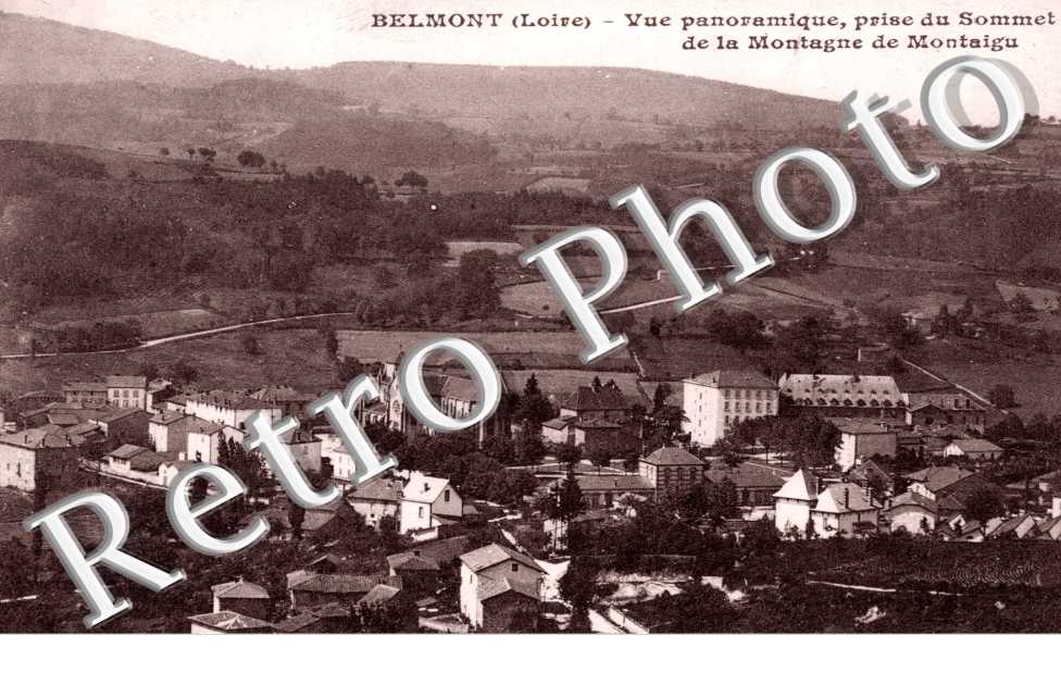 Vue generale prise du Sommet de la Montagne de Montaigu