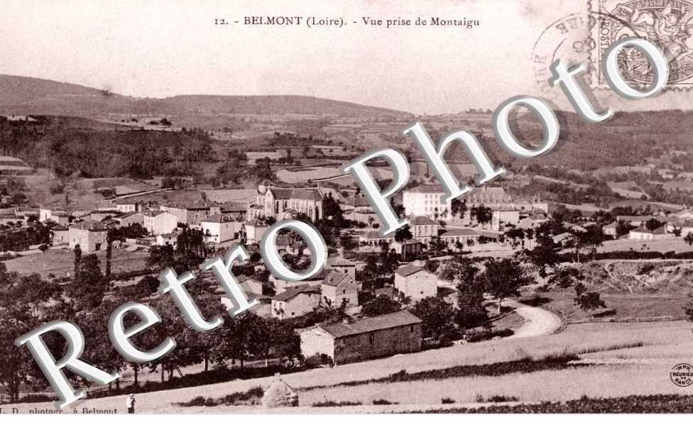 Vue prise de Montaigu