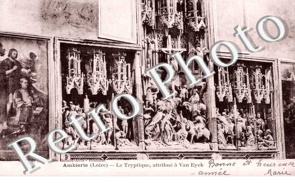 le Tryptique, attribue a Van Eyck
