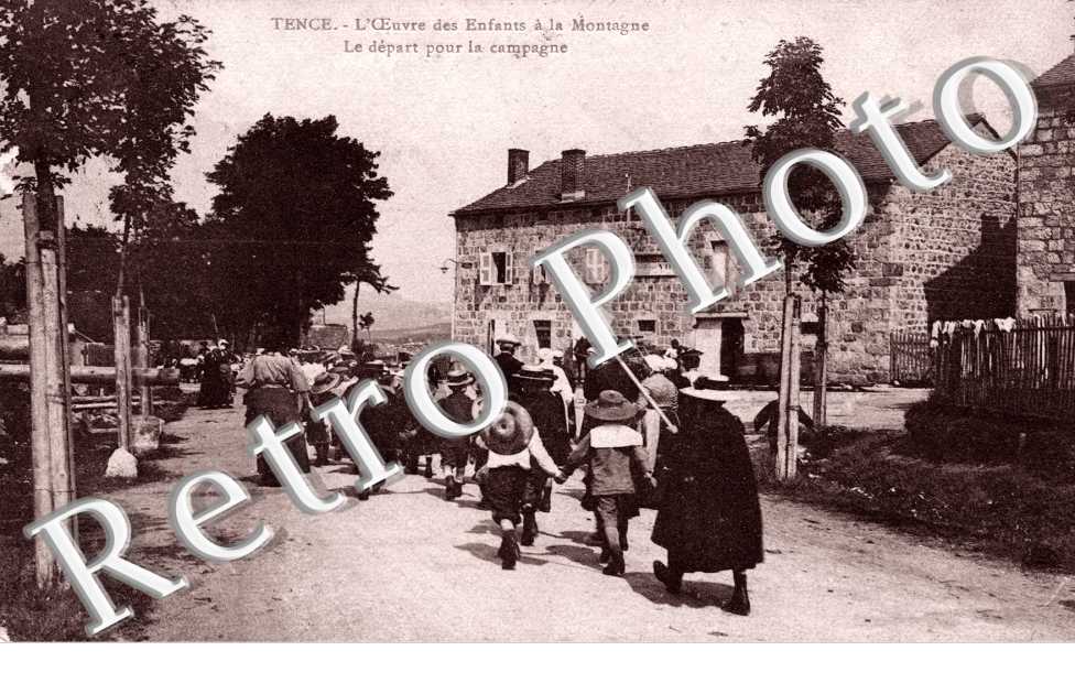 l'oeuvre des enfants a la montagne, le depart pour la campagne