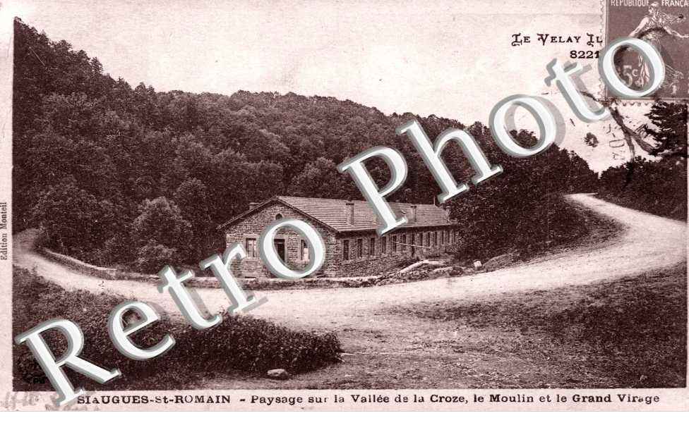 Vallee de la Croze, le moulin et le grand virage