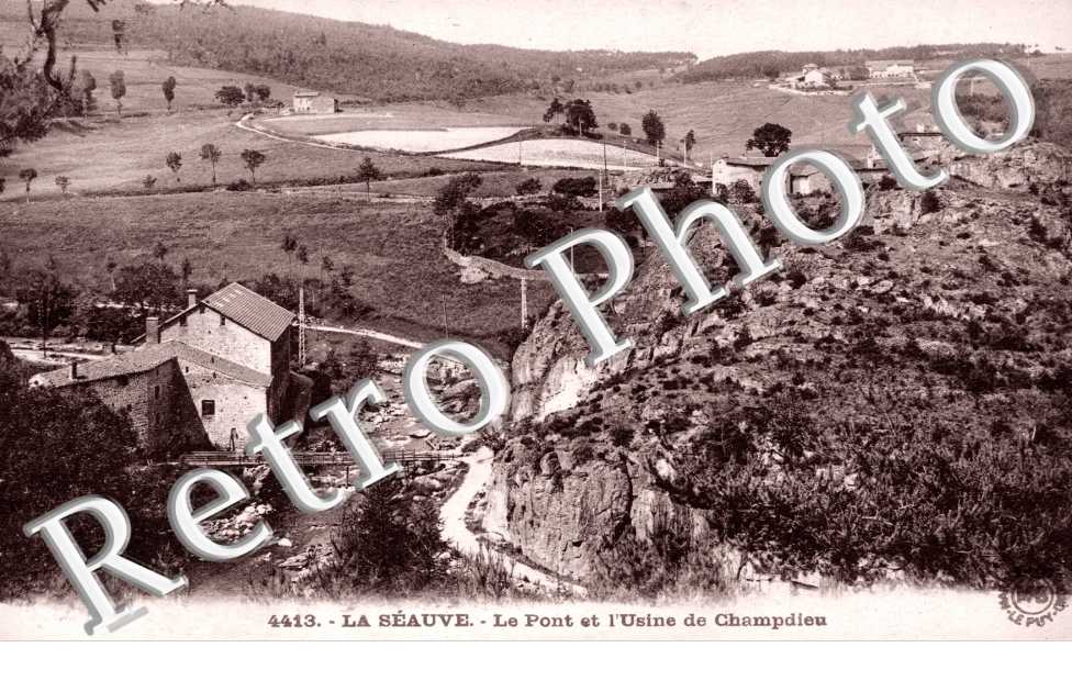 le Pont et l&#039;Usine de Champdieu