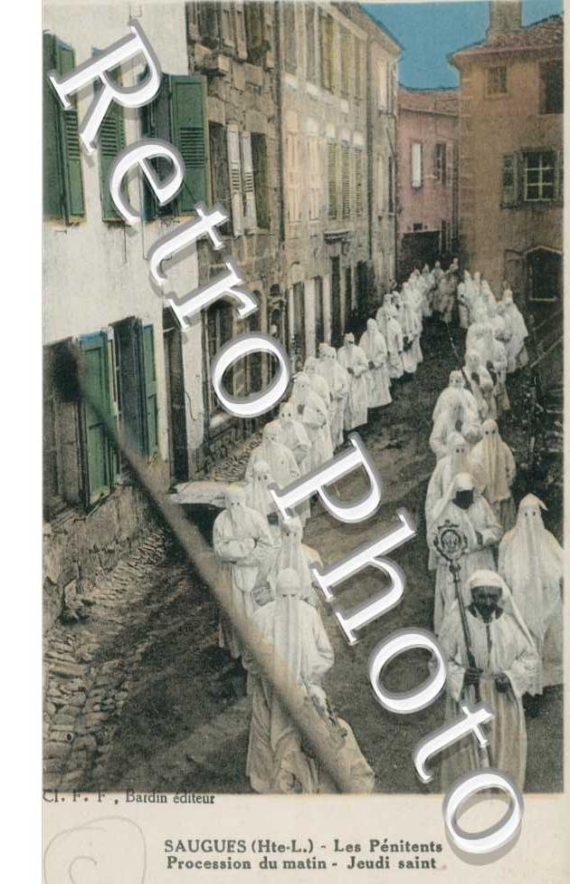 les penitents procession du matin jeudi saint