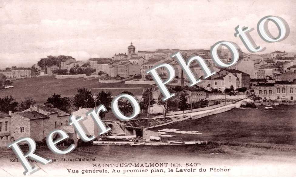 Vue generale et le Lavoir du Pecher