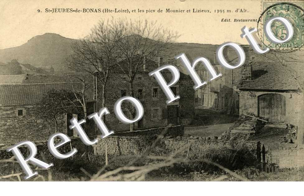 Saint Jeures de Bonas, et les pics de Mounier et Lizieux
