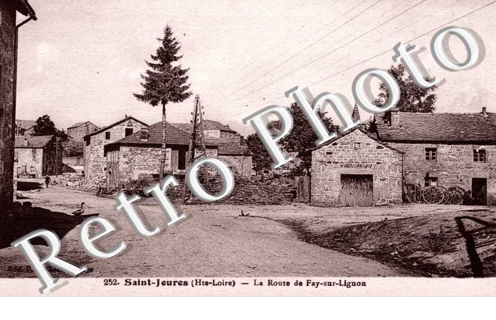 la route de Fay-sur-Lignon