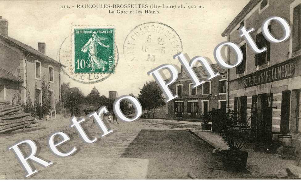 Brossettes, la Gare et les Hotels