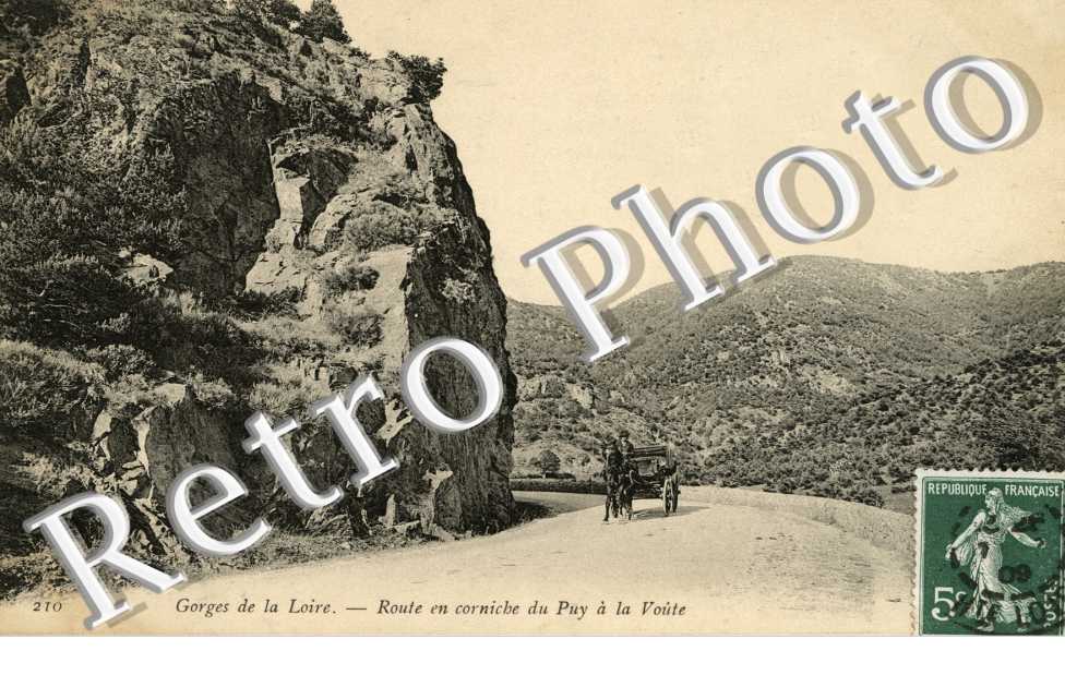Route en corniche du Puy a la Voute