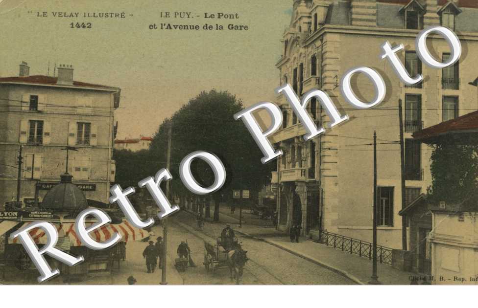 Le pont et l'avenue de la gare