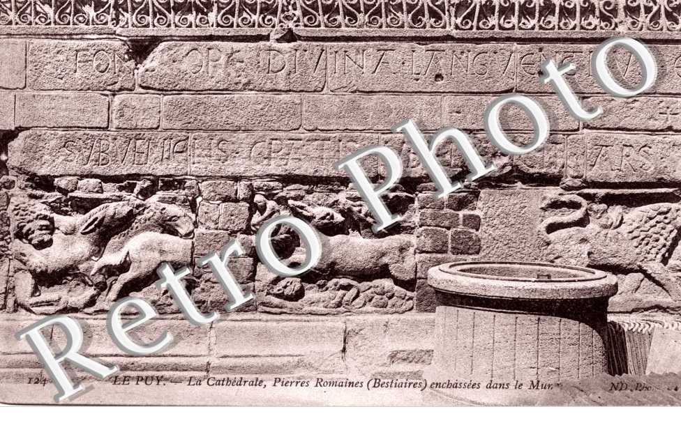 La cathedrale Pierres romaines enchassees dans le mur