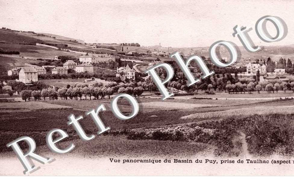 vue panoramique du Bassin du Puy prise de Taulhac