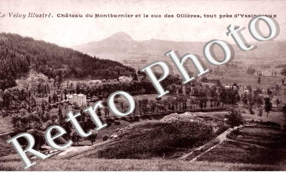 Chateau du Montbarnier et le Suc des Ollieres pres d'Yssingeaux