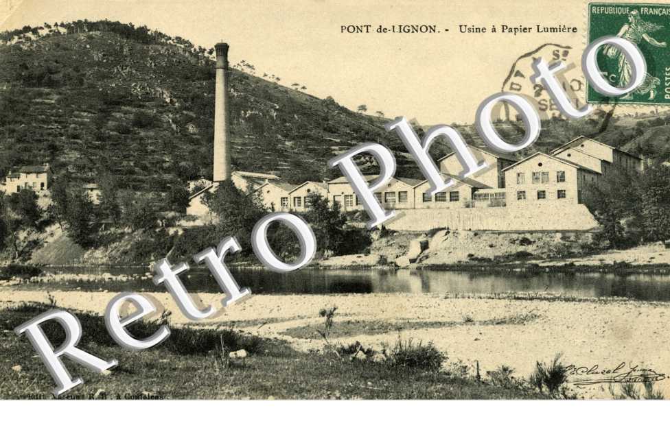 ponr sur lignon usine a papier lumiere