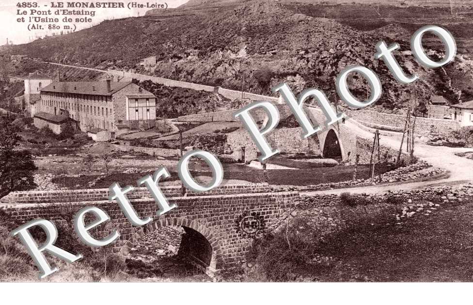 le Pont d'Estaing et l'Usine de Soie