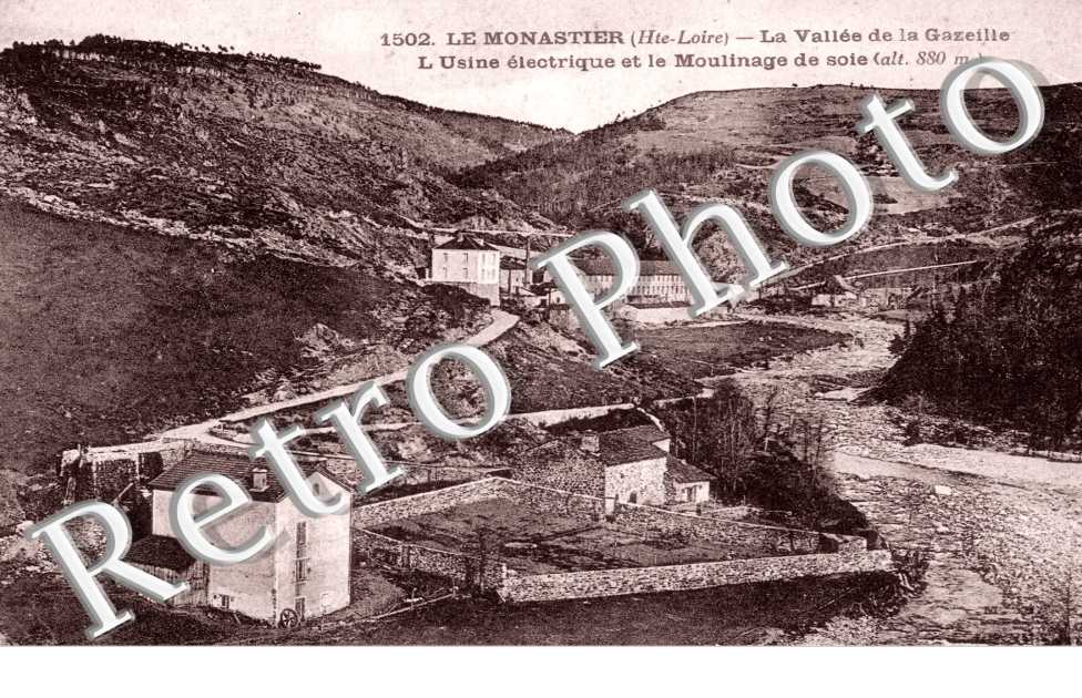 la Vallee de la Gazeille, l&#039;Usine electrique et le Moulinage de soie