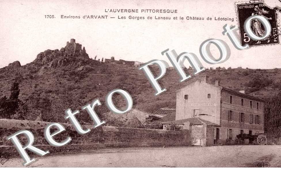 les gorges de Laneau et le chateau de Leotoing