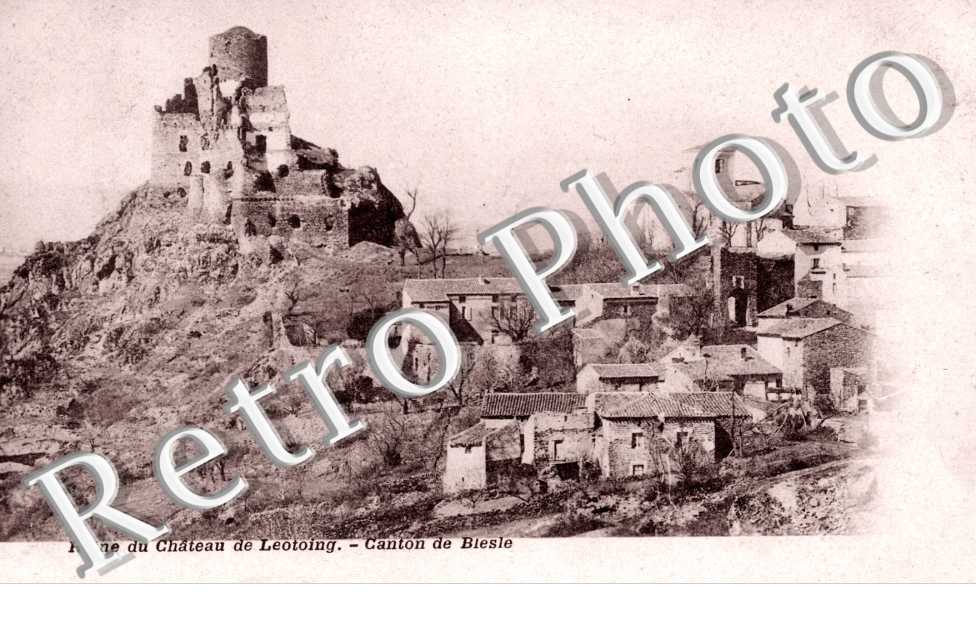 ruines du chateau de Leotoing, canton de Biesle