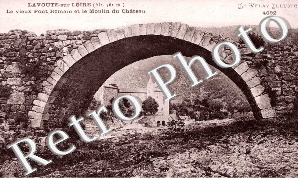 Le Vieux Pont Romain et le Moulin du Chateau