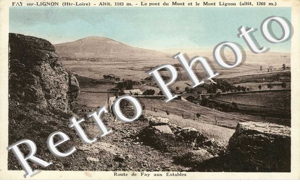 Le Pont du mont et le Mont Lignon