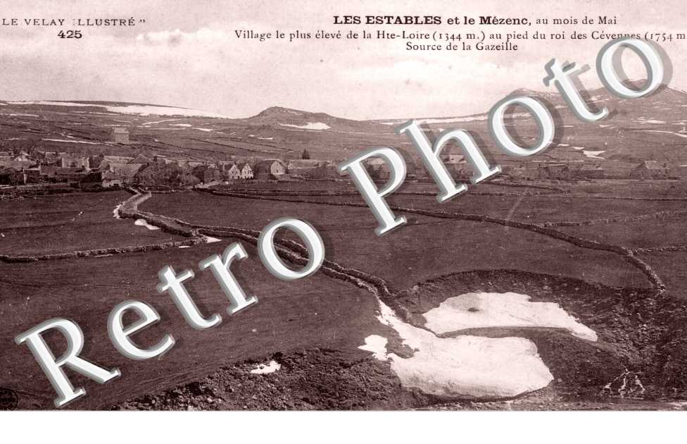 les Estables et le Mezenc Village le plus eleve de la Hte Loire