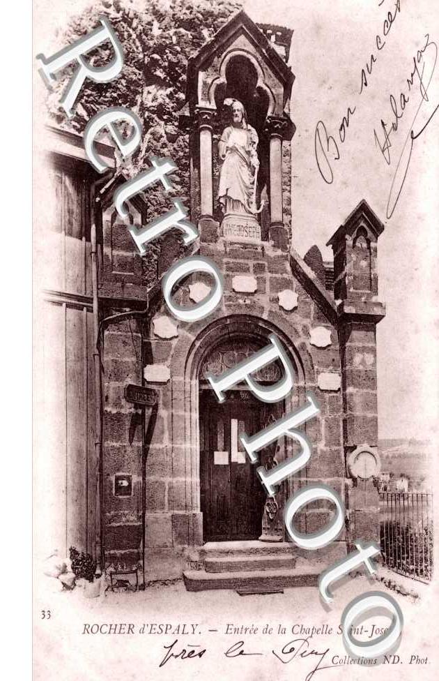 entree de la chapelle Saint Joseph