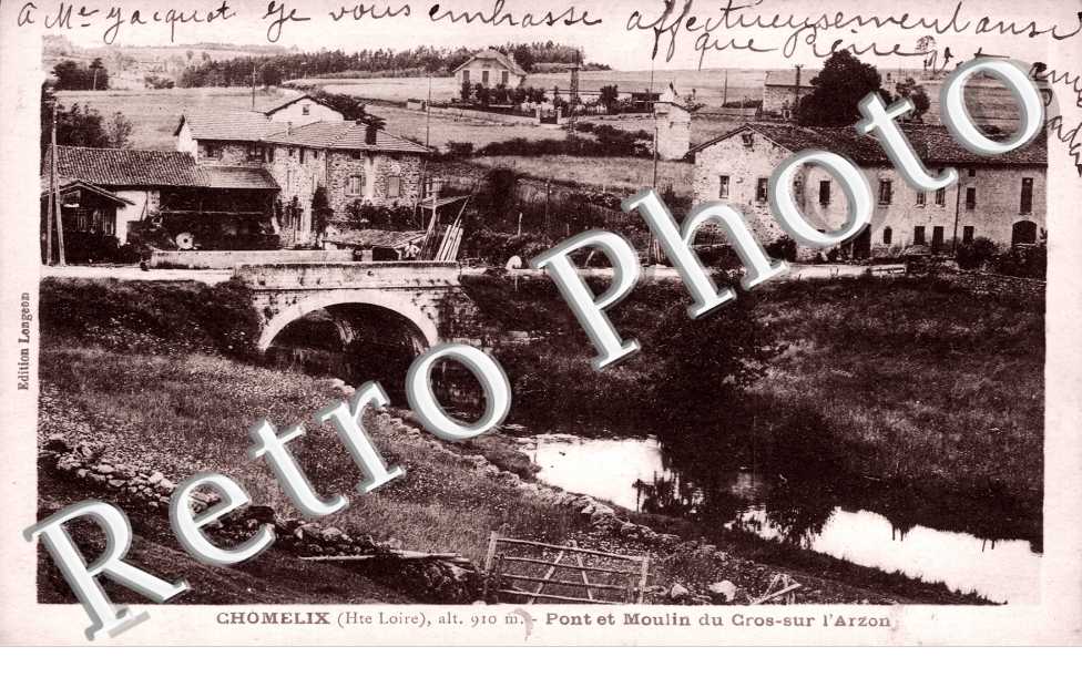Pont et Moulin du Cros-sur-l&#039;Arzon