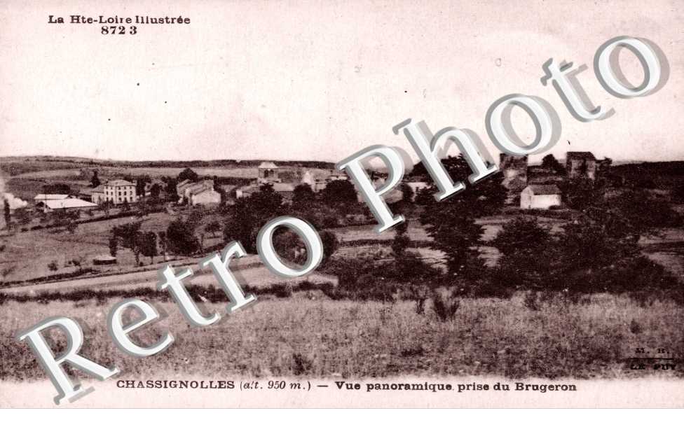 vue panoramique prise du brugeron