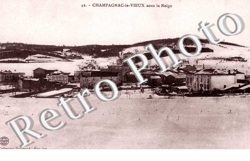 Champagnac-le-vieux sous la neige