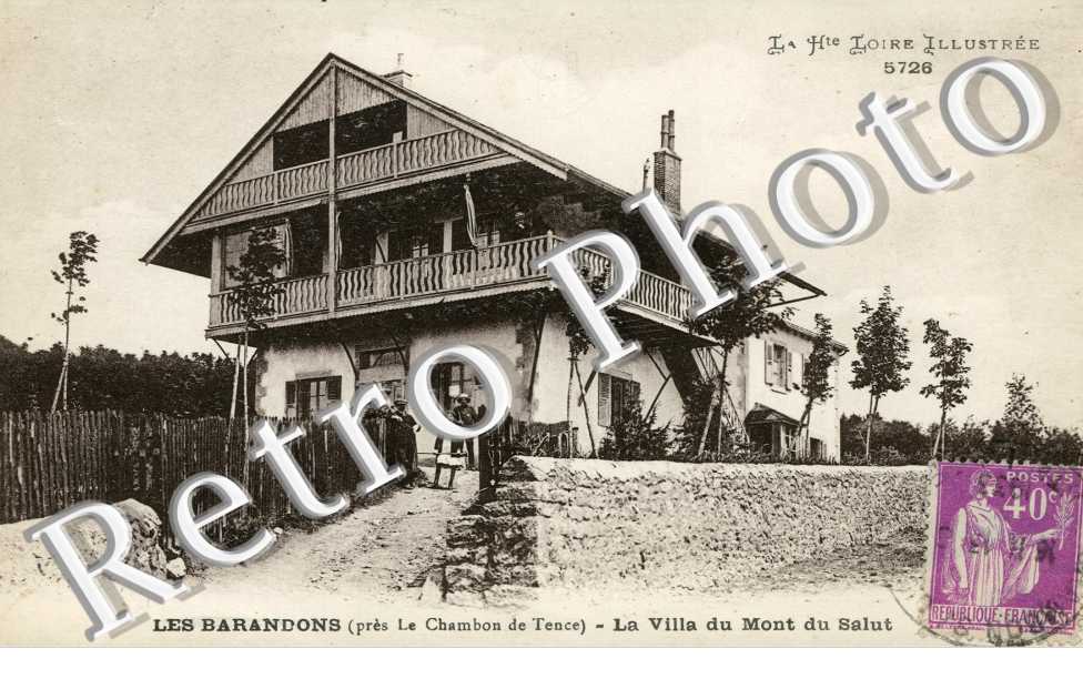 la Villa du Mont du Salut, Les Barandons