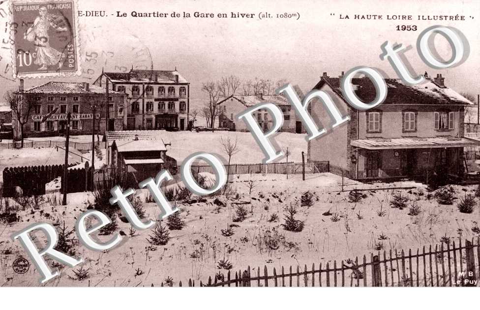 le quartier de la gare en hiver