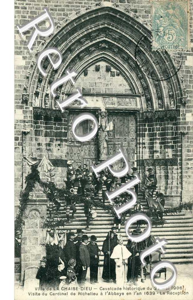 Cavalcade historique du 27 mai 1906 visite du cardinal de richelieu a l'abbaye en l'an 1639