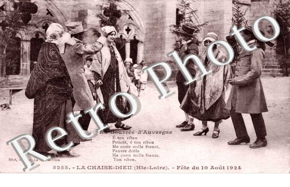 Fete du 10 Aout 1924  La Bourree d&#039;Auvergne
