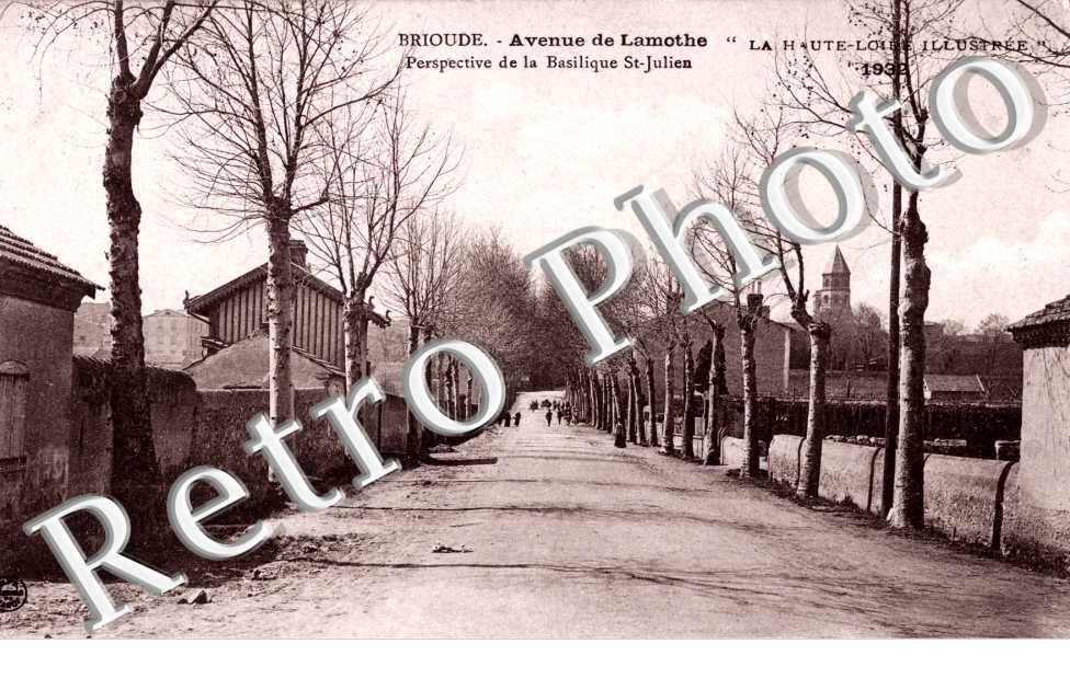 avenue de lamothe perspective de la basilique st julien