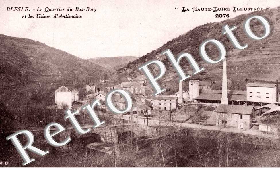 le Quartier du Bas-Bory et les Usines d'Antimoine