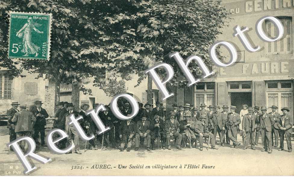 une societe en villegiature a l'hotel faure