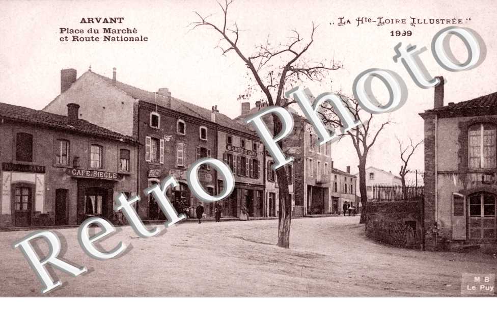 place du marche et route nationale