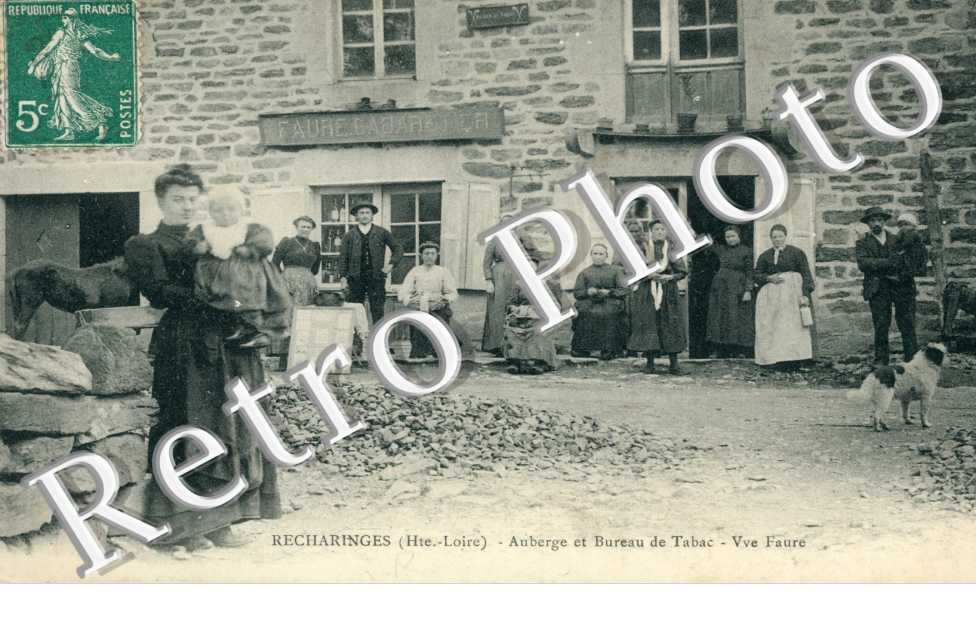 Recharinges, Auberge et Bureau de Tabac Vve Faure