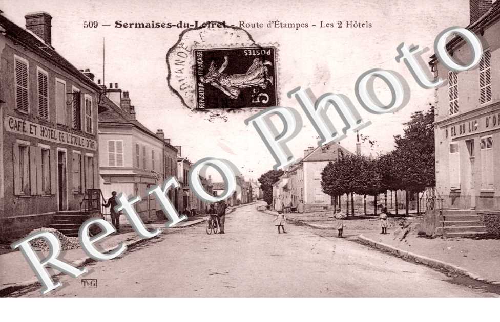 Route d&#039;Etampes - les 2 hotels