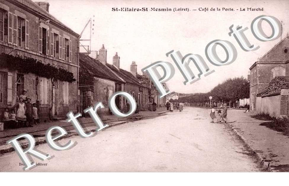 cafe de la Poste, le marche
