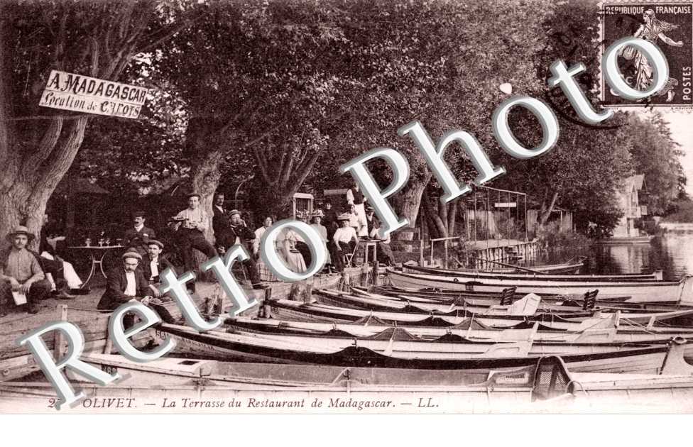 la terrasse du restaurant de madagascar