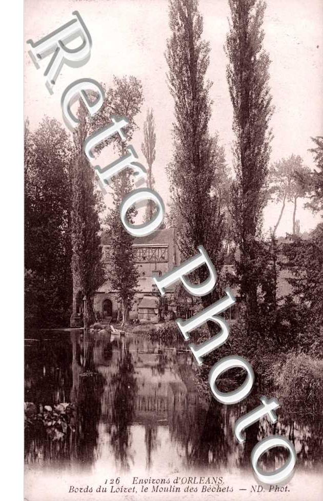 Bords du Loiret, le Moulin des Bechets