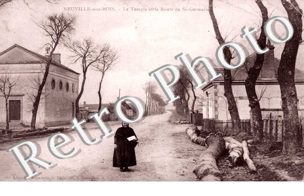le temple et la route de Saint Germain