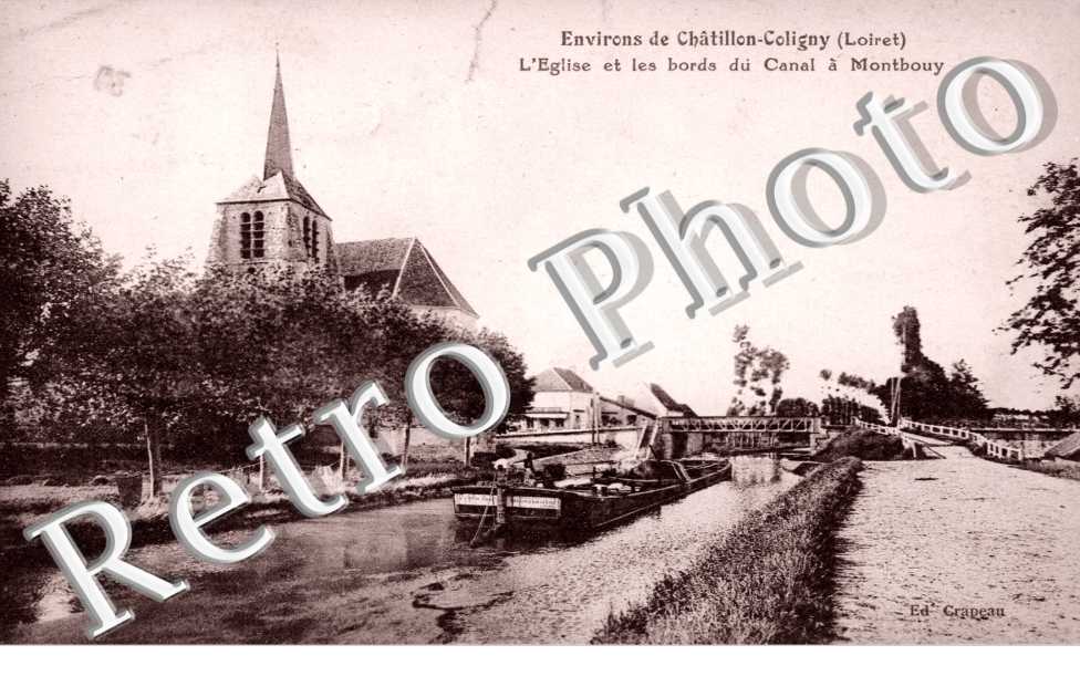 l&#039;eglise et les bords du canal