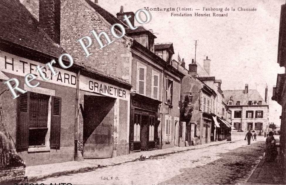 Faubourg de la Chaussee Fondation Henriet Rouard  H. Testard grainetier