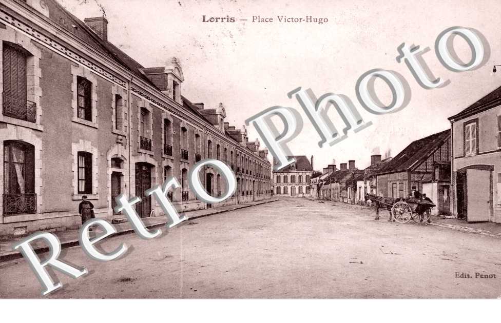place Victor Hugo - carte couleur