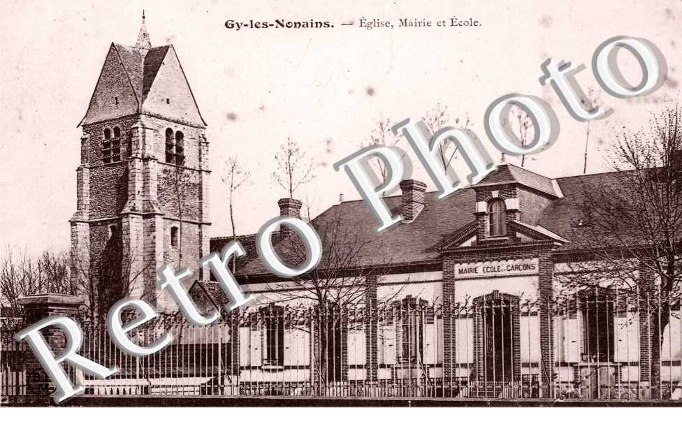 eglise, mairie et ecole